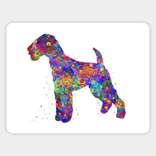 Airedale Terrier dog watercolor Magnet